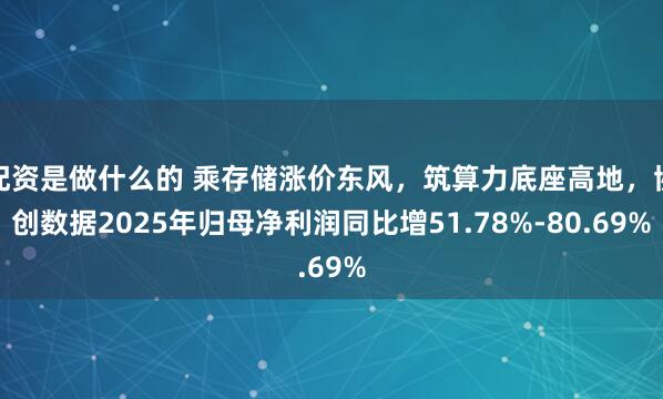配资是做什么的 乘存储涨价东风，筑算力底座高地，协创数据2025年归母净利润同比增51.78%-80.69%